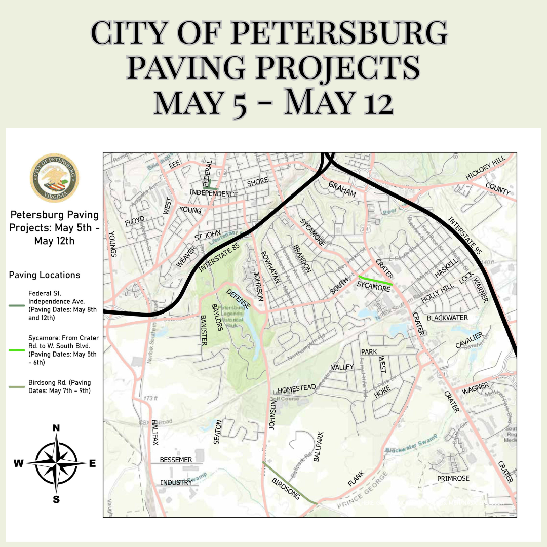 petersburg paving projects