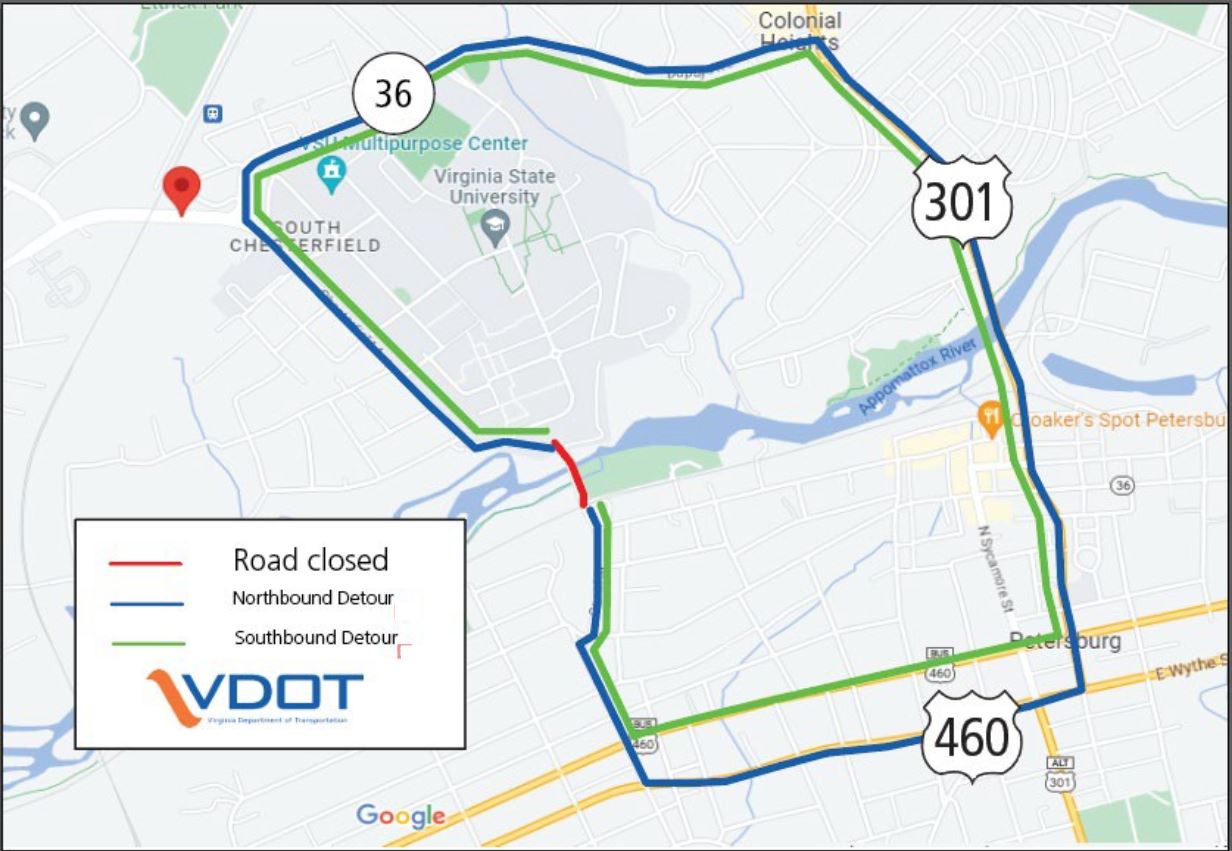Campbells Bridge VDOT map copy