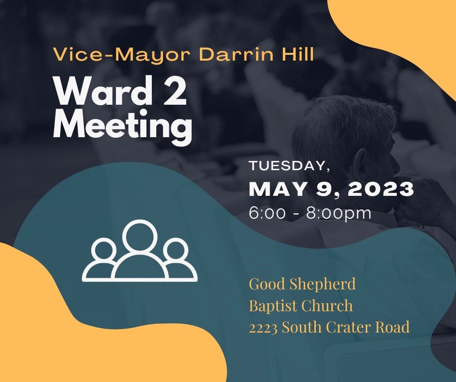 Ward 2 meeting notice 5 3 2023