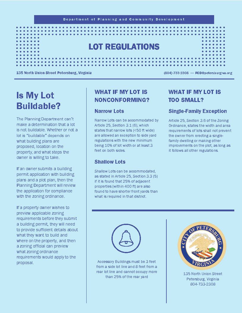 Lot Regulations